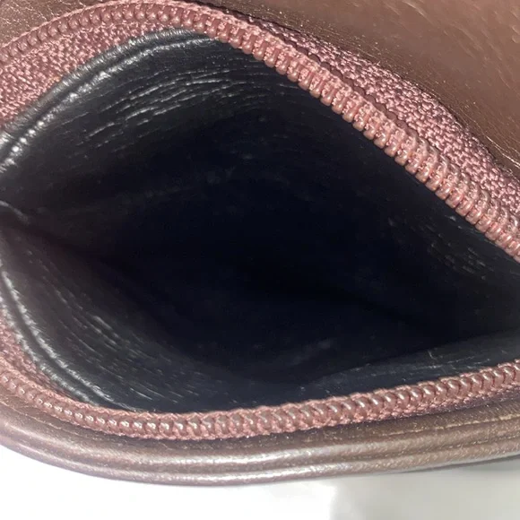 Perlina chocolate brown leather backpack - Picture 7 of 12